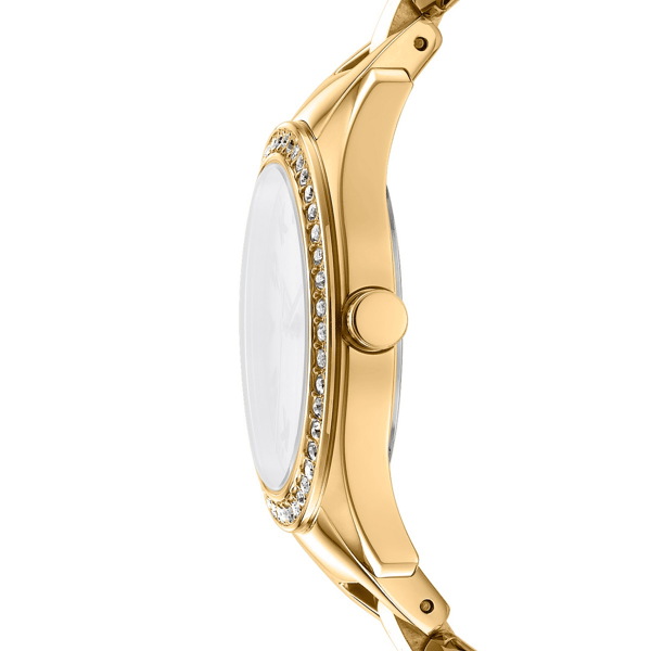 Womens DKNY Astoria Midi Glitz Green Dial Watch - DK1L075M0025