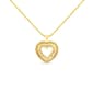 Haus of Brilliance 14kt. Gold 1.0ctw. Diamond Mini Heart Pendant - image 2
