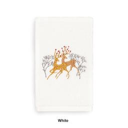 Linum Home Textiles Christmas Deer Pair Hand Towel