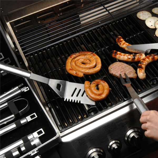 BergHOFF Cubo 6pc. Stainless Steel BBQ Set with Case