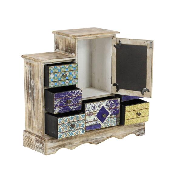 9th & Pike&#174; White Wood Vintage Jewelry Box