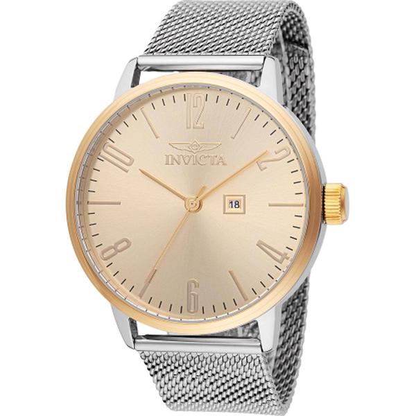 Mens Invicta Specialty Gold Dial Quartz Watch - 48937 - image 