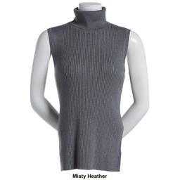 Womens Retrology Sleeveless Turtleneck Sweater