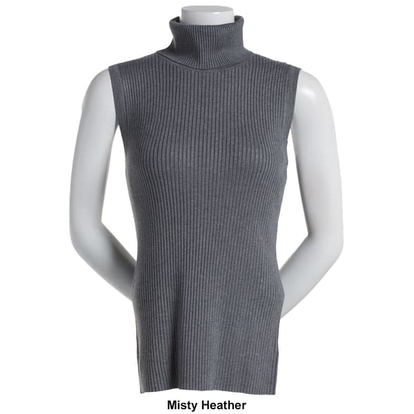 Womens Retrology Sleeveless Turtleneck Sweater
