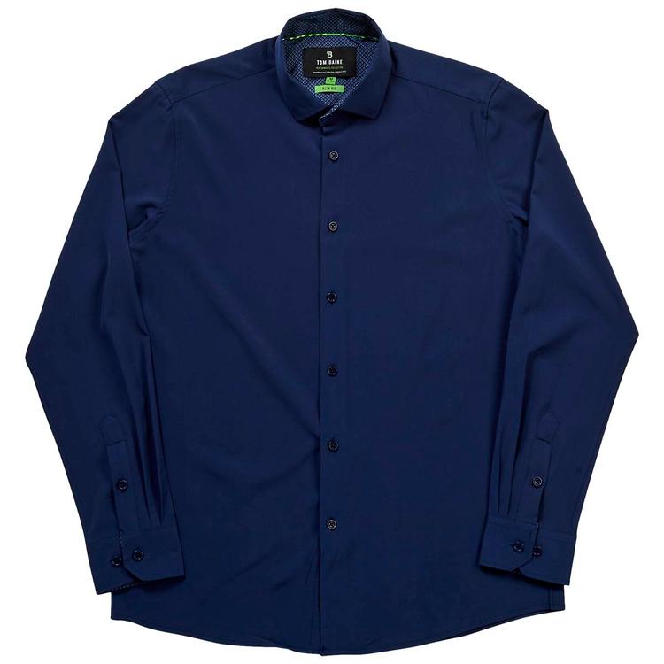 Mens Tom Baine Slim Fit Solid Dress Shirt