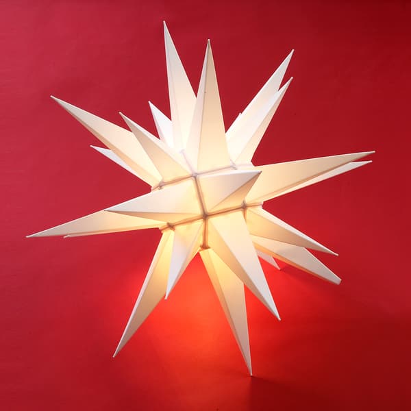22in. Bethlehem Star with 5 LED Lights - image 