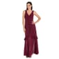 Womens R&M Richards Ruffled Evening Gown with Overlay - image 4