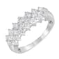 Nova Star White Gold Multi Row Lab Grown Diamond Ring - image 3