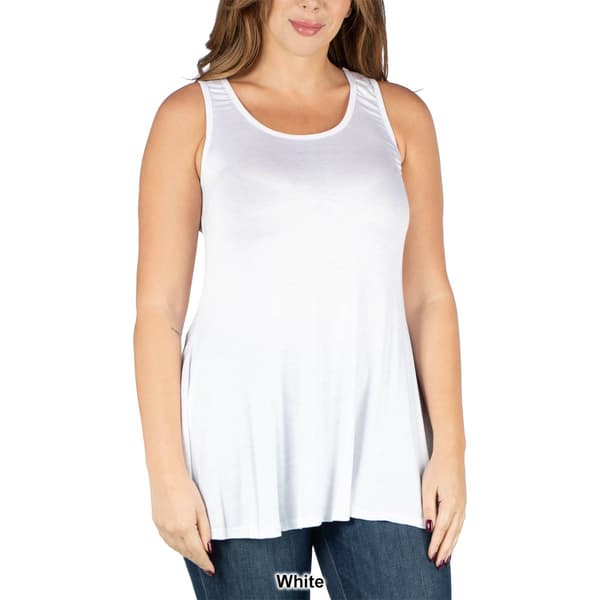 Plus Size 24/7 Comfort Apparel Tunic Tank Top