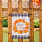 Evergreen Fall is in the Air Wreath Garden Linen Flag - image 2