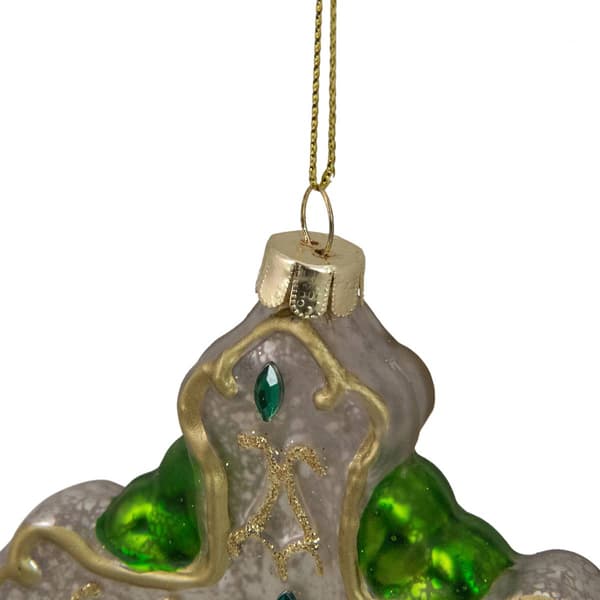 Northlight Seasonal 5in. Irish Cross Glass Christmas Ornament