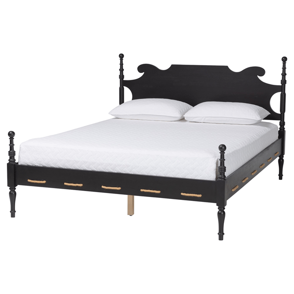 Baxton Studio Gaetano Platform Queen Bed