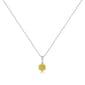 Radiant Rainbow&#8482; 1/4ctw. Yellow Diamond Floral Pendant - image 3