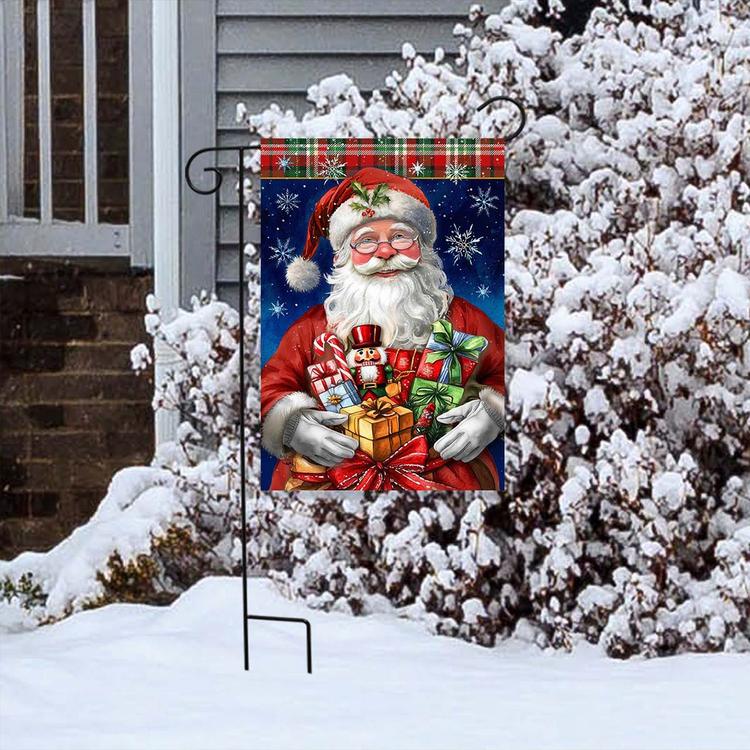 Briarwood Lane Holly Jolly Santa Garden Flag