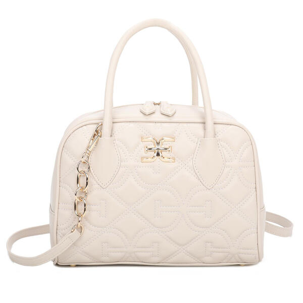 Sam Edelman Elisa Monogram Quilt Satchel - image 