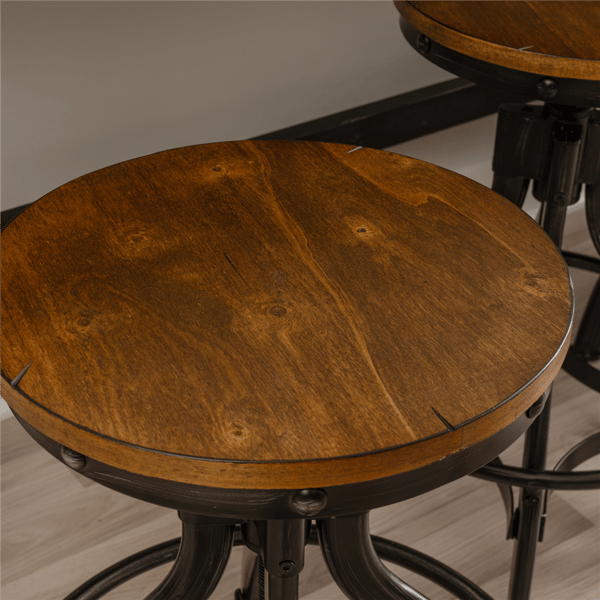 Linon Home Decor Hawkford Adjustable Height Stool - Set of 2