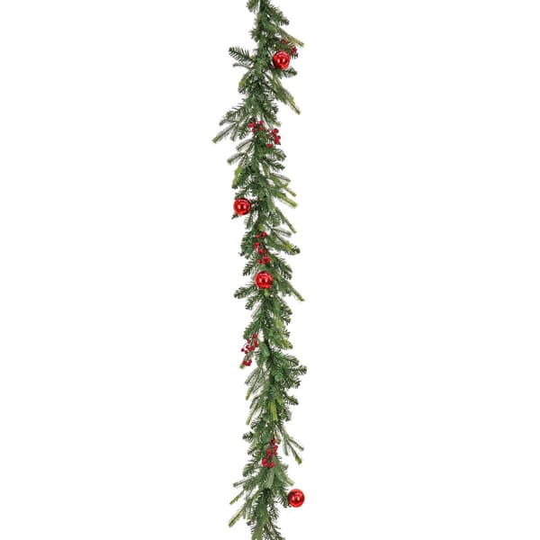 National Tree Feel Real&#174; Scotch Creek Fir Garland w/ 50 LED Light