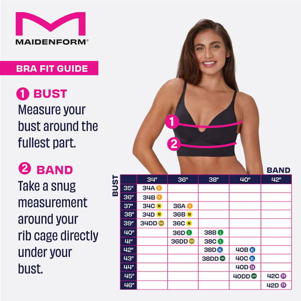 Womens Maidenform Seamless Wireless T-Shirt Bra
