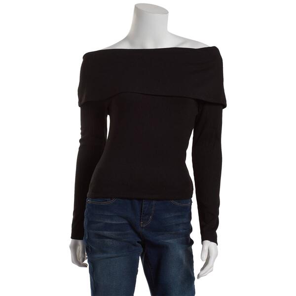 Juniors Wallflower Long Sleeve Marilyn Tee - image 