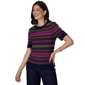 Petite Ruby Rd. English Countryside Mixed Fair Isle Sweater - image 3
