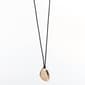 Design Collection Gold-Tone Disc Corded Pendant Necklace - image 2