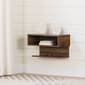 South Shore Sazena Natural Walnut Floating Nightstand - image 2