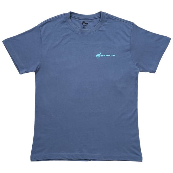 Young Mens Ford Bronco American Original Short Sleeve Graphic Tee - image 