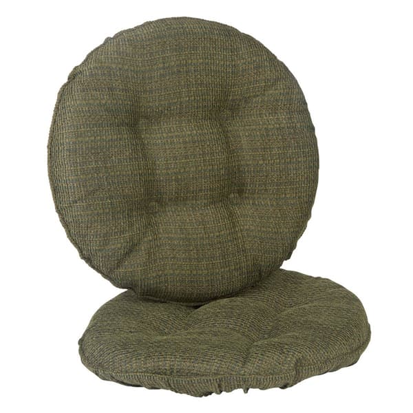 Klear Vu The Gripper(R) 2pc. Round Tyson Tufted Barstool Cushions - image 