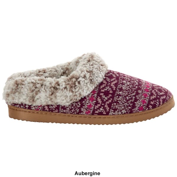 Womens Dearfoams&#174; Lara Fair Isle Slippers