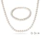 Gemstone Classics(tm) Pearl Bracelet Necklace & Earrings Set - image 1