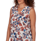 Womens Emaline Summer In The City Sleeveless Floral Blouse - image 5