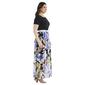 Womens Ellen Weaver Short Sleeve Floral Chiffon Maxi Dress - image 3