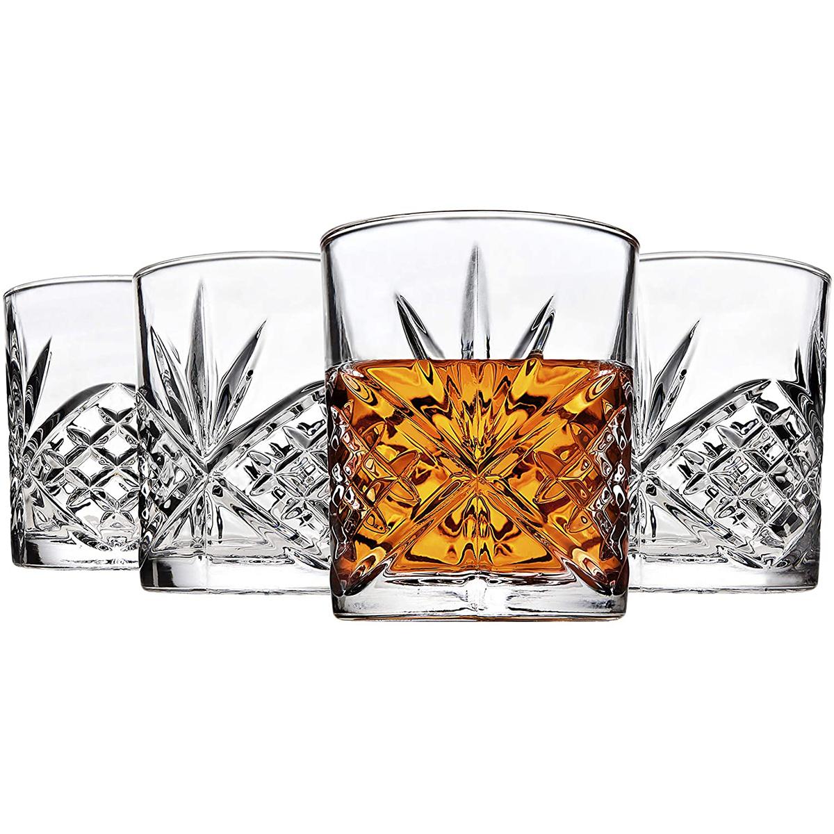 Godinger Dublin Double Old Fashion Glasses - Set of 4