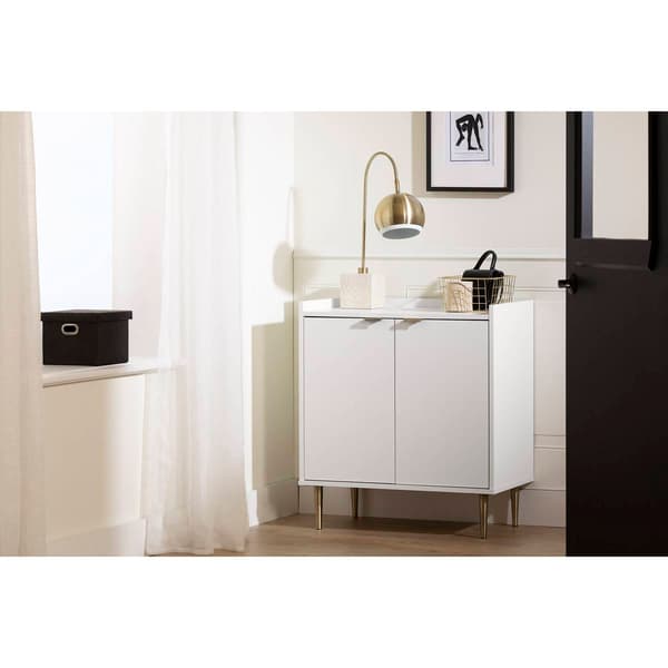 South Shore Maliza Pure White Storage Cabinet