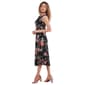 Plus Size Robbie Bee Sleeveless Floral Drape Neck Midi Dress - image 4