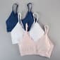 Womens Laura Ashley&#40;R&#41; 3pk. Seamless Ribbed Bralette LS8320-3PKR - image 1