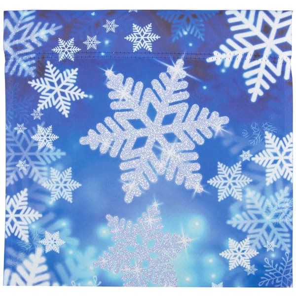 Northlight Seasonal Merry Christmas Snowflakes House Flag