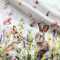 Threadmade Bunny Blossom Easter Tablecloth - image 3