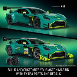 Hot Wheels® Brick Shop ’24 Aston Martin Vantage Gt3 Building Set