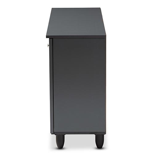 Baxton Studio Fernanda Wide Shoe Storage Cabinet