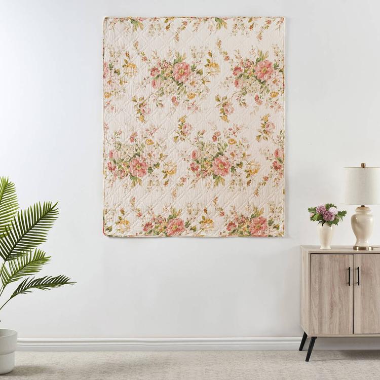 Greenland Home Fashions™ Grace Farmhouse Reversible Quilted Throw