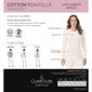 Womens Cuddl Duds® Cotton Pointelle Long Sleeve Henley Tee - image 2