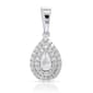 Nova Star(R) 1/2ctw. Lab Grown Diamond Pear Pendant w/ Chain - image 1