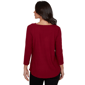 Petite Emaline Key Items 3/4 Sleeve Cowl Neck Solid Sweater - image 2