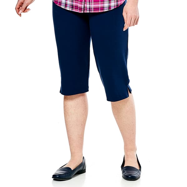 Plus Size Preswick & Moore Knit Clamdiggers Capri Pants