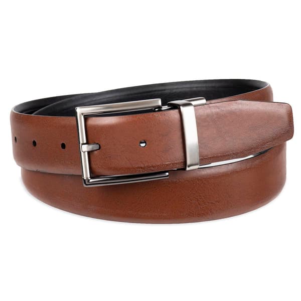 Mens Kenneth Cole&#174; Reaction&#8482; Embossed Stripes Reversible Belt