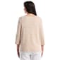 Plus Size Rafaella® 3/4 Sleeve Shoulder Button Stripe Blouse - image 2