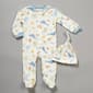 Baby Unisex &#40;NB-9M&#41; Chick Pea&#40;R&#41; 2pc. Sea Life Footie - image 1