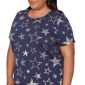 Plus Size Alfred Dunner Lady Liberty Short Sleeve Stars Blouse - image 5