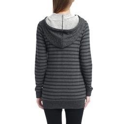 Womens Glow & Grow® Striped Maternity Hooded Jacket